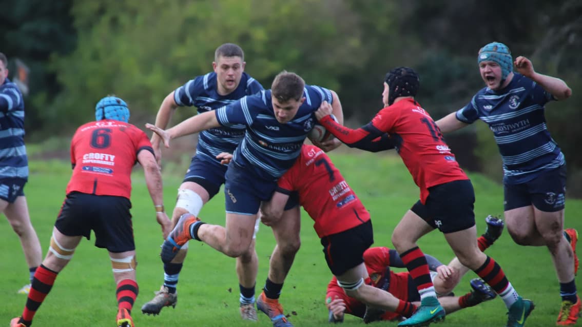 Dominant Aberystwyth run in nine unanswered tries against Penclawdd